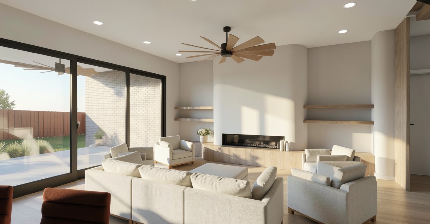 6604 Chevy Chase family room — Dallas, Texas